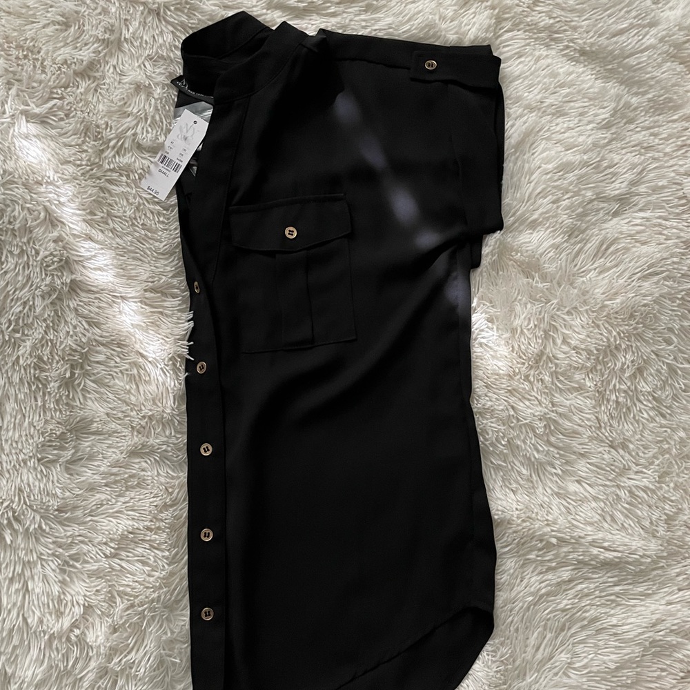 NY&Co Brand New Black Buttoned Blouse 🖤
